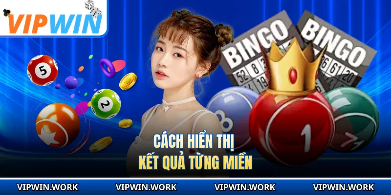 Cách hiển thị kết quả từng miền
