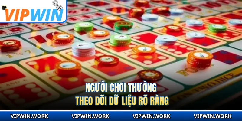 Người chơi thường theo dõi dữ liệu rõ ràng